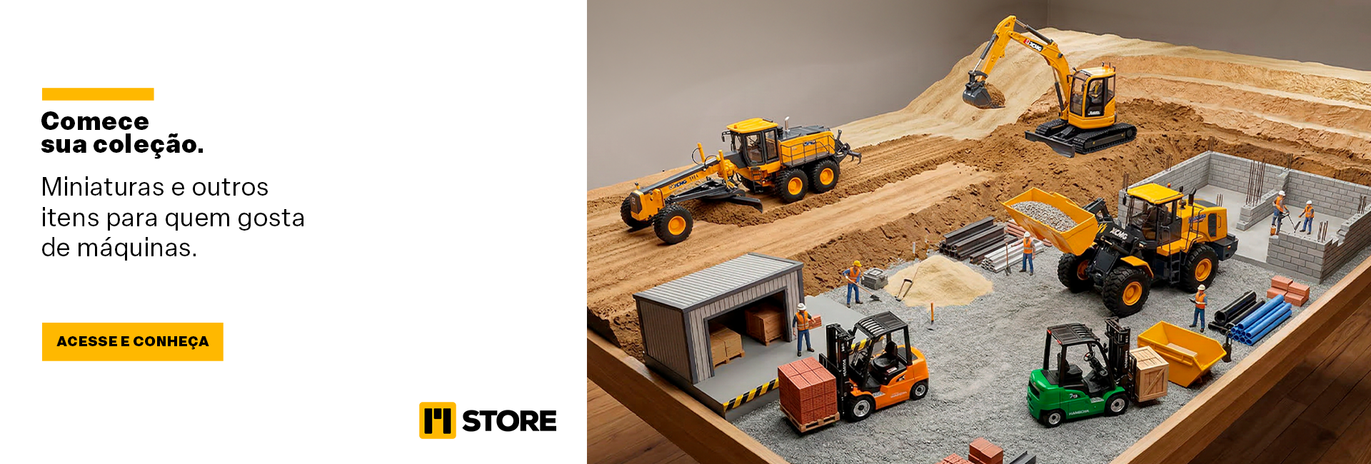 Comece sua coleção comprando na M Store